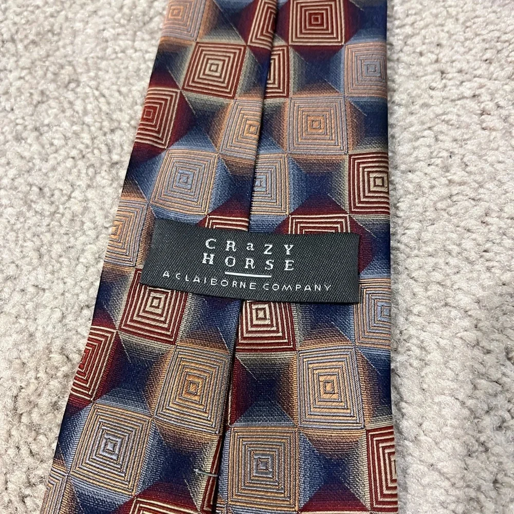 Crazy Horse 100% Silk Patterned Tie
